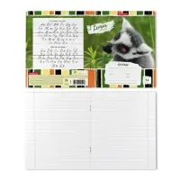 Тетрадь 18 листов в линейку, ErichKrause Lemur Style, МИКС