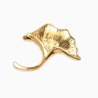 Брошь "Цветок каллы", цвет золото