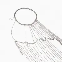 Бодичейн через плечо &laquo;Цепочка&raquo;, цвет серебро