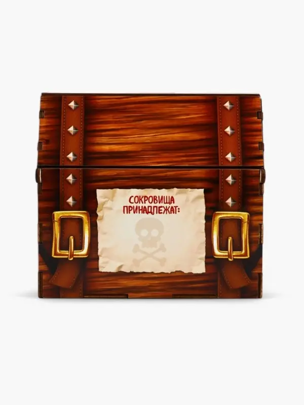 Копилка-сундук "Мои сокровища", 16х14,5х12 см