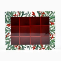 Коробка складная под 12 конфет &laquo;Новогодний аромат&raquo;, 14.4 х 18.4 х 3.8 см, Новый год