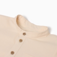 Костюм для мальчика (Рубашка и бермуды) MINAKU, цвет экрю, рост 122 см Костюм для мальчика (Рубашка и бермуды) MINAKU, цвет экрю, рост 122 см