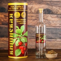 Подарочный набор для приготовления настойки &laquo;Вишнёвая&raquo;, набор трав и специй 20 г., бутылка 500 мл., инструкция