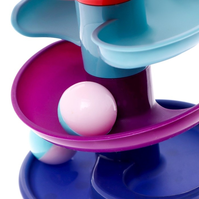 Развивающая пирамидка &laquo;Попади в корзину&raquo;, 6 элементов, цвет МИКС