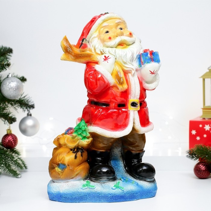 Копилка Копилка "Дед мороз малый" красный 21х34см