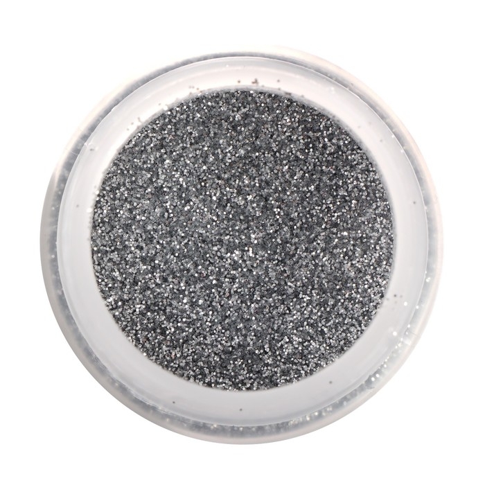 Декоративные блёстки LUXART LuxGlitter, 20 мл, размер 0.2 мм, серебро