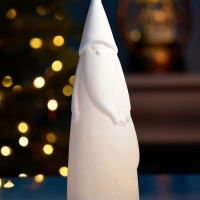 Светодиодная фигура "Дед Мороз в колпаке" 6х5.5х20.2 см, 1 LED, LR44x3(в компл.), свечение тёплое белое