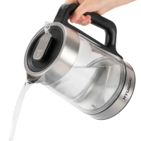 Чайник HYK-G5607 1.7л. 2200Вт черный