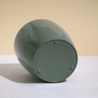 Кашпо для цветов, d = 19 см, 3,5 л, пластик, цвет зелёный шалфей Кашпо для цветов, d = 19 см, 3,5 л, пластик, цвет зелёный шалфей