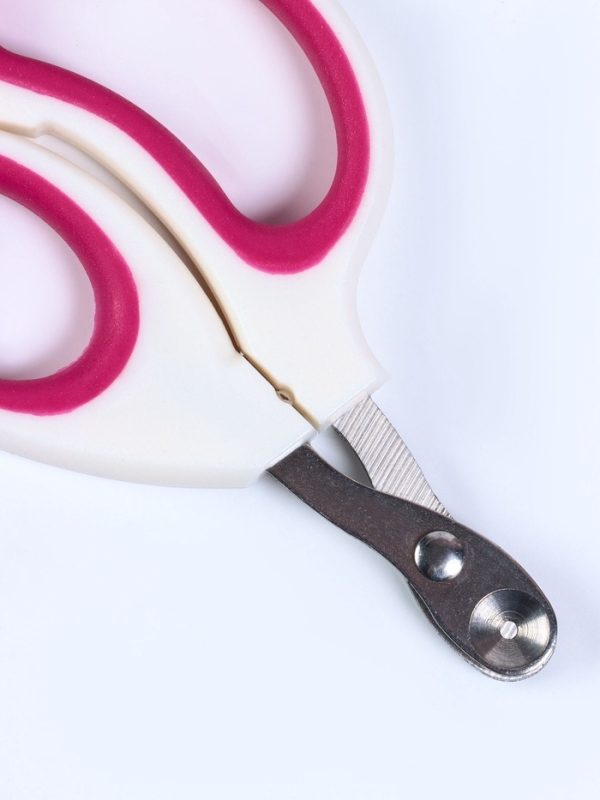 Ножницы - когтерезы c отверстием для когтей, микс