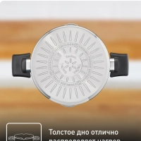 Набор посуды Cook & Clip G723S674, подходит для индукции