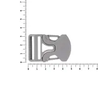 Застежка-пряжка односторонняя Triden, серый