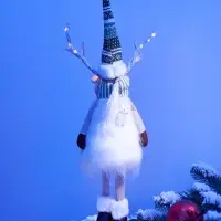 Фигура текстиль &laquo;Новогодний лосик&raquo; 58 см, 10 LED, от батареек АА&times;3, свечение тёплое белое