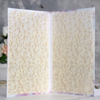 Папка для свидетельства о браке "Орхидея" ламинирование, А4 Папка для свидетельства о браке "Орхидея" ламинирование, А4