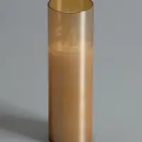 Светодиодная свеча "Золотистая" 18х5.5 см, AAx2 (не в компл.), Т/БЕЛЫЙ