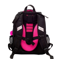 Рюкзак каркасный, школьный, 38&times;30&times;16 см, эргономичная спинка &laquo;Неоновый медведь&raquo;