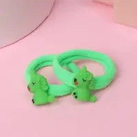 Резинка для волос "Веселые зверушки" (набор 2 шт) единорог, 2 см, микс