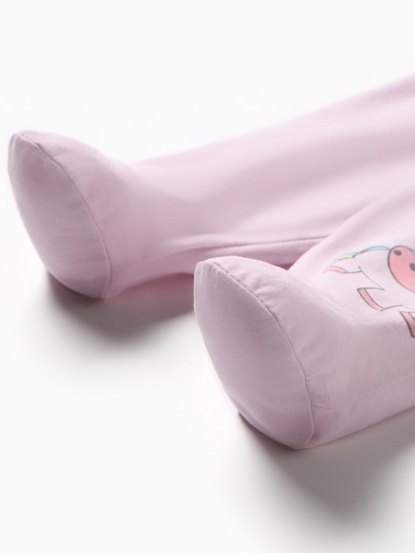 Ползунки для девочки, цвет сиреневый, рост 74 см