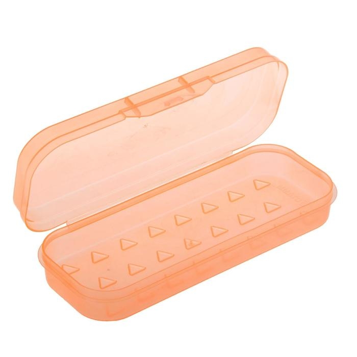 Пенал-футляр пластиковый 90х217х43 мм &laquo;Стамм&raquo; Creative, вместимость 36 стандартных карандаша, микс