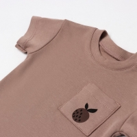 Футболка Крошка Я Апельсин, рост 92-98 см, бежевый Футболка Крошка Я Апельсин, рост 92-98 см, бежевый