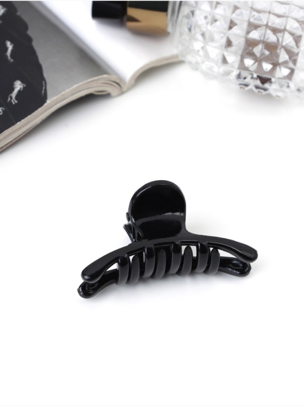 Набор для волос &laquo;Вивьен&raquo;, 4 резинки 5.5 см, краб 6 см, классика дуга, чёрный