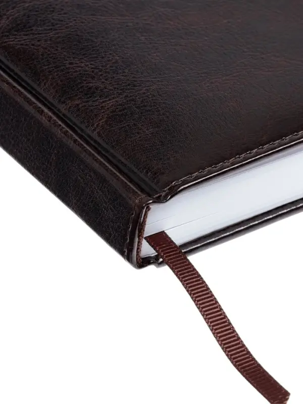 Ежедневник недатир А5 160л Небраска ТЕМНО коричневый