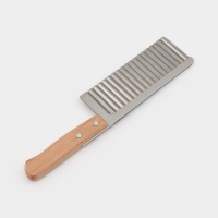 Нож для фигурной резки Доляна, 27&times;6 см, цвет серебристый