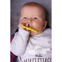 Прорезыватель силиконовый «Мишутка», цвет МИКС, КНОПА Прорезыватель силиконовый «Мишутка», цвет МИКС, КНОПА