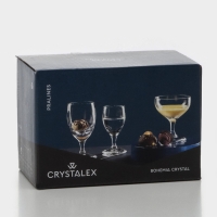 Набор стеклянных рюмок &laquo;Пралине&raquo;, 30 мл, 6 шт