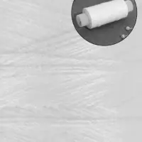 Нитки 40ЛШ, 200 м, цвет белый №0101, цена за 1 штуку