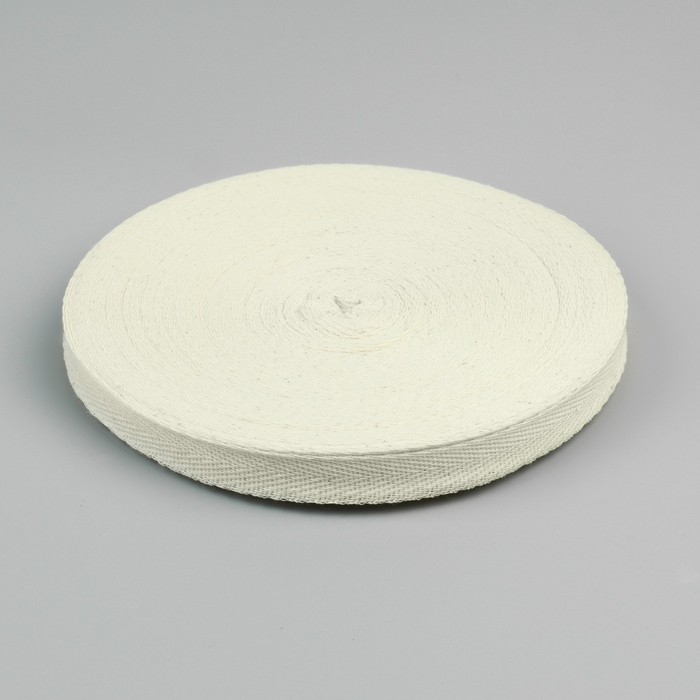 Лента киперная, 15 мм, 50 &plusmn; 1 м, плотность 3,33 гр/м, цвет бежевый