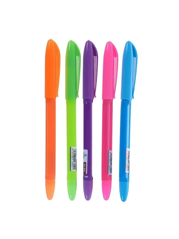 Ручка шариковая &laquo;Флуор&raquo; 0.7 мм, стержень синий, корпус, МИКС (штрихкод на штуке)