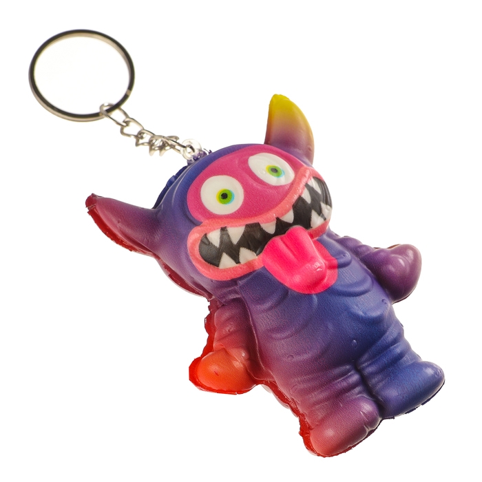 Мялка-сквиш &laquo;Монстрик&raquo;, на брелоке, цвет МИКС