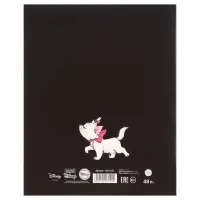 Тетрадь в клетку 48 листов, картонная обложка, серые листы, Коты Аристократы