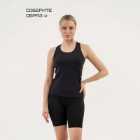 Майка женская Resport, р. 46, цвет чёрный, базовая