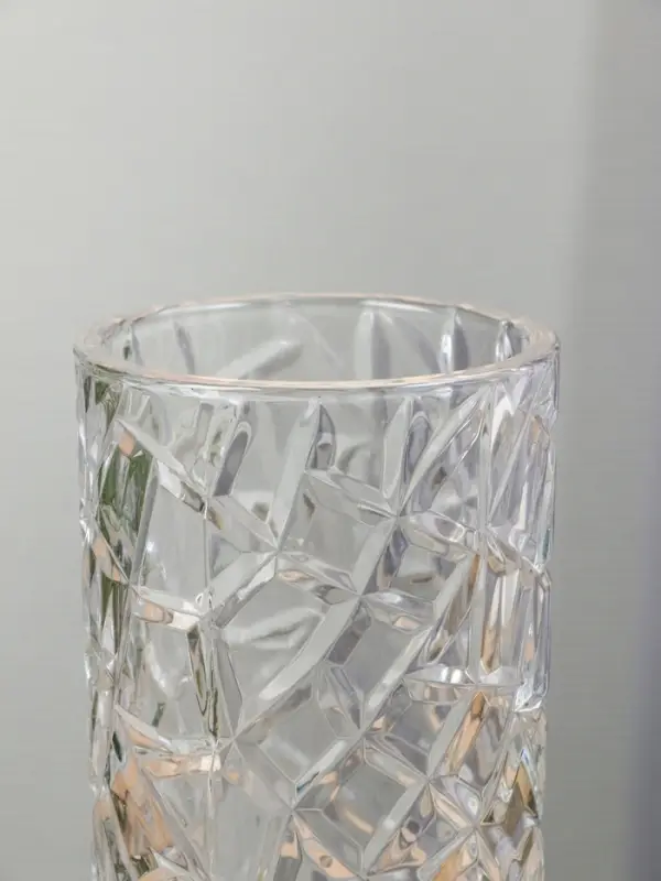 Ваза стекло настольная "Шерри" геометрия, 29х11,5 см, прозрачный