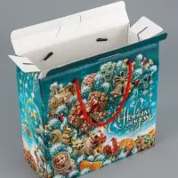 Коробка подарочная складная "МалаХит" 23 х 10 х 22 см