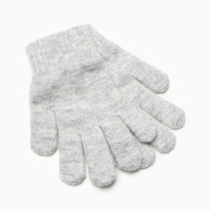 Перчатки женские, цвет светло серый, размер 18 Перчатки женские, цвет светло серый, размер 18