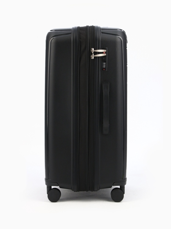 Чемодан 28", PP, 49*30*76, отд на молнии, код замок, 4 колеса, черный