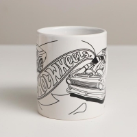 Кружка для росписи «Хот Вилс» (краски, кисточка) Кружка для росписи «Хот Вилс» (краски, кисточка)