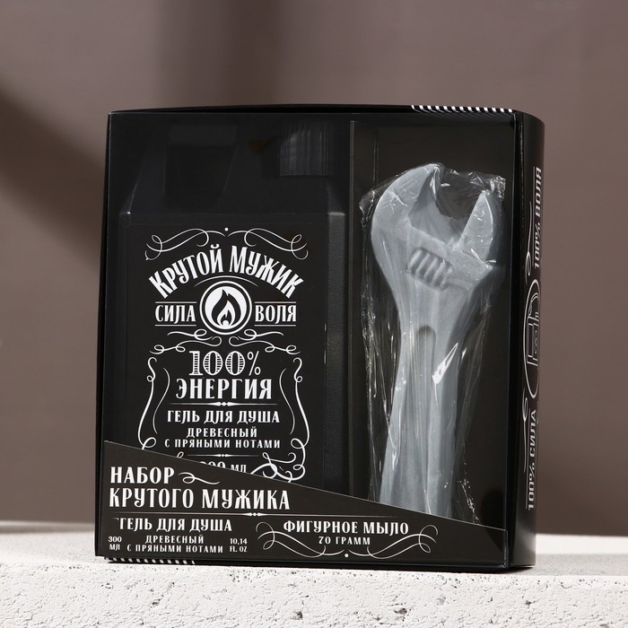 Подарочный набор косметики «Крутой мужик», гель для душа 300 мл и мыло для рук 70 г, HARD LINE Подарочный набор косметики «Крутой мужик», гель для душа 300 мл и мыло для рук 70 г, HARD LINE