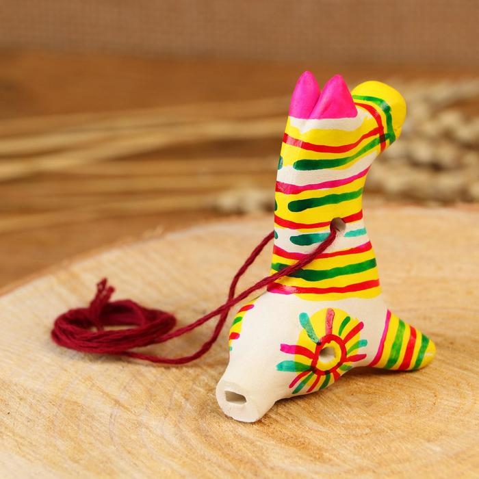 Филимоновская игрушка - свисток &laquo;Лошадь&raquo;