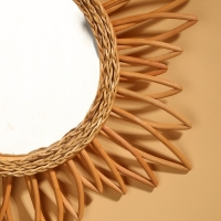 Зеркало настенное, 60х60х3 см, ротанг Зеркало настенное, 60х60х3 см, ротанг