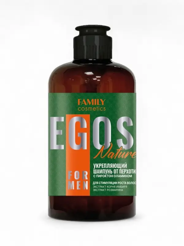 Шампунь для волос мужской от перхоти Nature укрепляющий, 470 мл