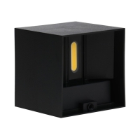 Светильник фасадный &laquo;Куб&raquo;, FSD-063, 6 Вт, 3000К, регулир. луч, IP65, 220 В, пластик, черный   100842
