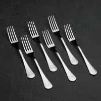 Вилка десертная &laquo;Соната&raquo;, длина 17,5 см, толщина 2 мм, цвет серебряный