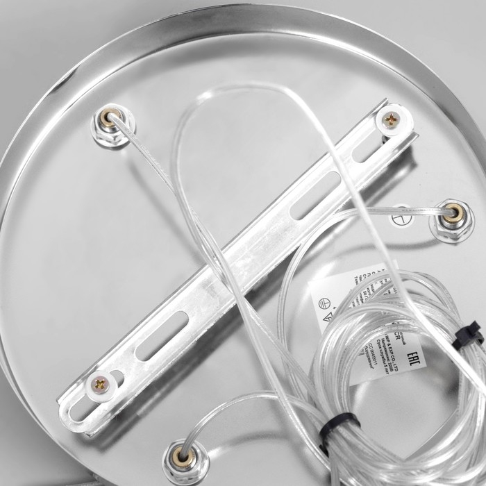 Светильник "Жаннетт" 3х3Вт G4 Хром 30х30х180см