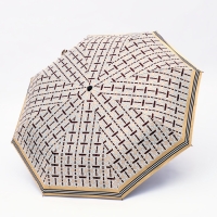 Зонт автоматический &laquo;Геометрия&raquo;, эпонж, 3 сложения, 8 спиц, R = 48/55 см, D = 110 см, цвет МИКС