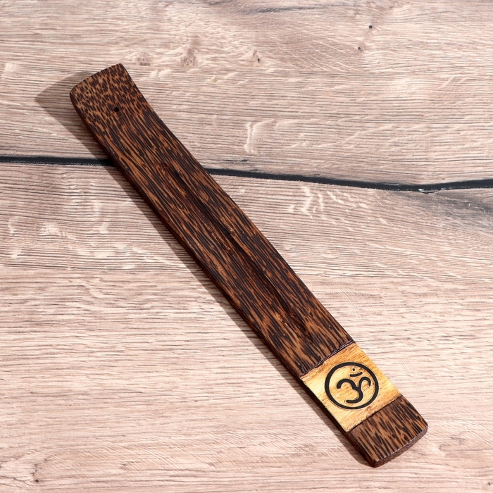 Подставка под благовония Подставка под благовония "Ом" пальма, рог 25 см