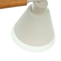 Люстра "Вудли" 3хЕ27 40Вт белый 60х16х29 см